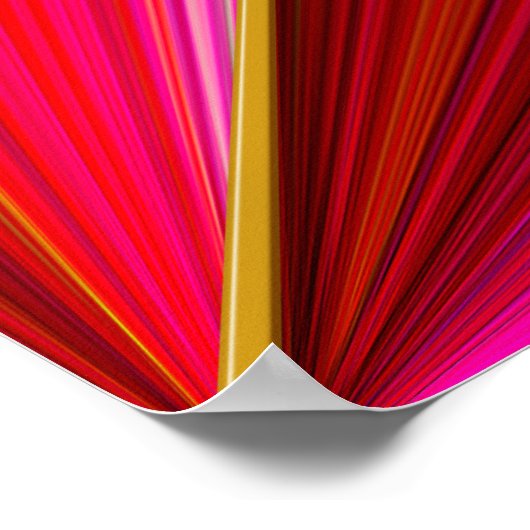 抽象芸術の幾何学的なグラデーションテクスチャ ポスター (角)