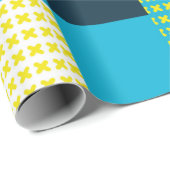 抽象芸術の幾何学的背景（正方形、トリアン） ラッピングペーパー (ロールコーナー)