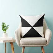 抽象芸術の幾何形状(白黒) クッション (椅子)