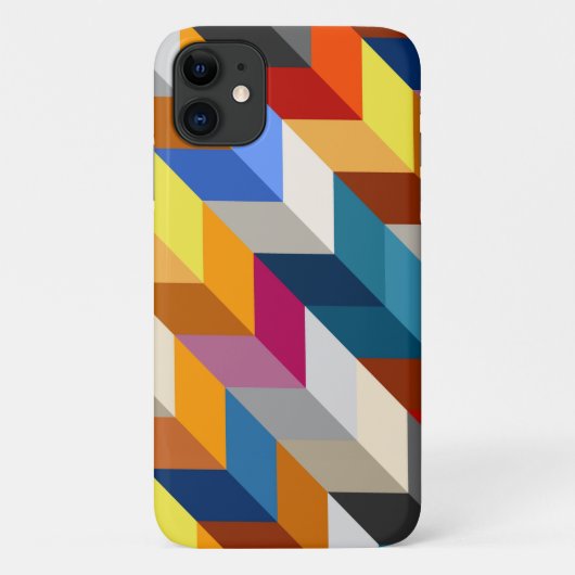 抽象芸術の形状と色ケースメイトiPhoneケース Case-Mate iPhoneケース (裏面)