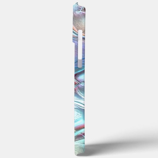 抽象芸術の形状を砂質上に重ね合わせたガラス Case-Mate iPhoneケース (裏面 / 左)