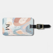 抽象芸術の形状フローラ飾り ラゲッジタグ (正面横)