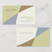 抽象芸術の形色は名刺を妨げます 名刺 (正面/裏面)