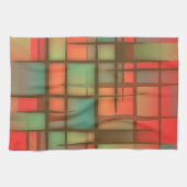 抽象芸術の形 キッチンタオル (横)