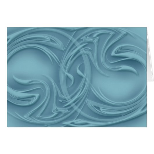 抽象芸術の影の内側の青空白のいカール (正面横)