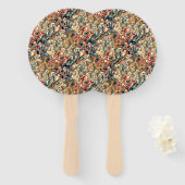 抽象芸術の手扇 ハンドファン (正面&裏面)