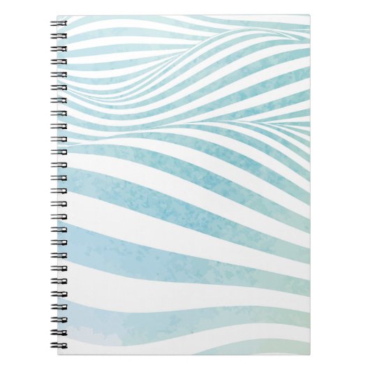 抽象芸術の手水でつくった色彩の鮮やか水質 ノートブック (正面)