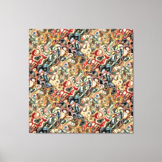 抽象芸術の拡大キャンバス印刷 キャンバスプリント (正面)