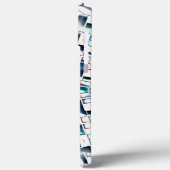 抽象芸術の散らかったガラスのタイル万華鏡のように千変万化するパターン Case-Mate iPhoneケース (裏面 / 左)