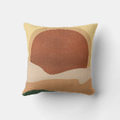 抽象芸術の日の出、ミニマリズム、 クッション (裏面)