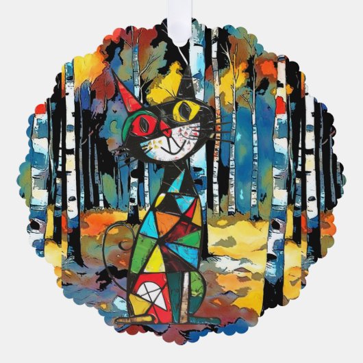 抽象芸術の日 オーナメントカード (正面)