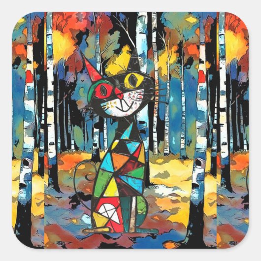 抽象芸術の日 スクエアシール (正面)