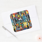 抽象芸術の日 スクエアシール (封筒)