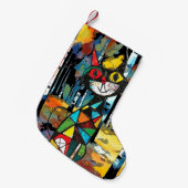 抽象芸術の日 スモールクリスマスストッキング (正面 (吊り時))