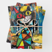 抽象芸術の日 ラッピングペーパーシート (インサイチュ)