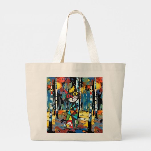 抽象芸術の日 ラージトートバッグ (裏面)