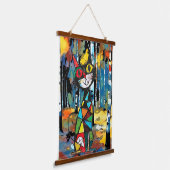 抽象芸術の日 吊り下げ型タペストリー (傾斜あり)
