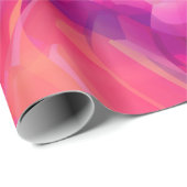 抽象芸術の明数々のるいピンク色の背景。エレグ ラッピングペーパー (ロールコーナー)