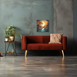 抽象芸術の景観 キャンバスプリント