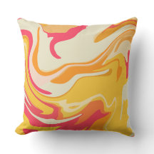 抽象芸術の暖かいトーンでの旋回デザイン