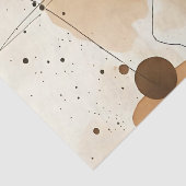 抽象芸術の暖かいミニマル層 薄葉紙 (詳細)