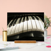 抽象芸術の曲がったピアノ鍵 アクリルサイン (ウェディング)