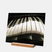 抽象芸術の曲がったピアノ鍵 アクリルサイン (傾斜)
