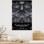 抽象芸術の枝のパターンのポスター ポスター (キッチン)