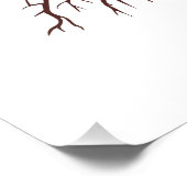 抽象芸術の根とカラフル葉木。 フォトプリント            (角)