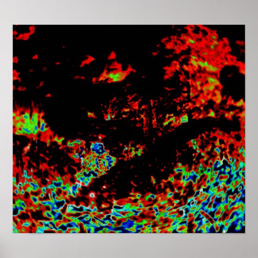 抽象芸術の森での火災 ポスター (正面)