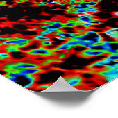 抽象芸術の森での火災 ポスター (角)