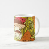 抽象芸術の森：パタ芸術的ーン コーヒーマグカップ (正面右)