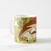 抽象芸術の森：パタ芸術的ーン コーヒーマグカップ (正面左)