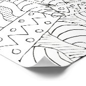 抽象芸術の概要 ポスター (角)