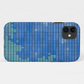 抽象芸術の正方形のパターン Case-Mate iPhoneケース (裏面(横))