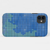 抽象芸術の正方形のパターン Case-Mate iPhoneケース (裏面(横))