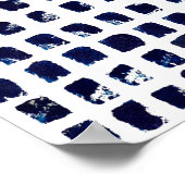 抽象芸術の正方形パタ絵画ーン ポスター (角)