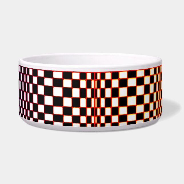 抽象芸術の正方形10 ボウル (正面)