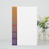 抽象芸術の正方形10 便箋 (スタンド正面)