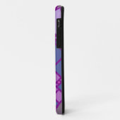 抽象芸術の正方形 |ピンクパープルブルー Case-Mate iPhoneケース (裏面/左)