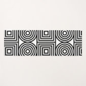 抽象芸術の正方形 ヨガマット (正面(横))