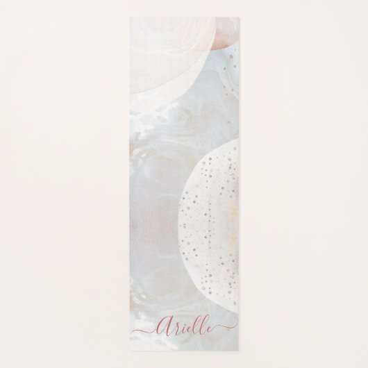 抽象芸術の水の色の形状Etherealヨガマット ヨガマット (正面)