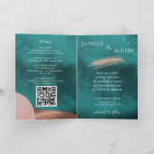 抽象芸術の水の色結婚すべて 招待状 (内部)