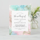 抽象芸術の水の色結婚は 招待状 (スタンド正面)