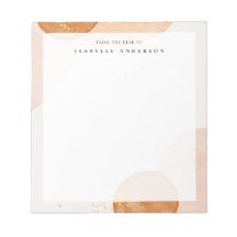 抽象芸術の水彩図形メモ帳