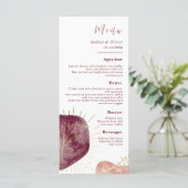 抽象芸術の水彩結婚形状のメニュー メニュー (スタンド正面)