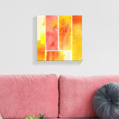 抽象芸術の水彩針のセッ絵を描ト キャンバスプリント (インサイチュ (リビング))