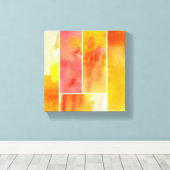 抽象芸術の水彩針のセッ絵を描ト キャンバスプリント (インサイチュ (ウッドフロア))