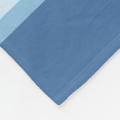 抽象芸術の水色がマーリーパープルとブルーウォーター フリースブランケット (角)