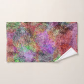 抽象芸術の水色の外観の渦巻き色 ハンドタオル (ハンドタオル)